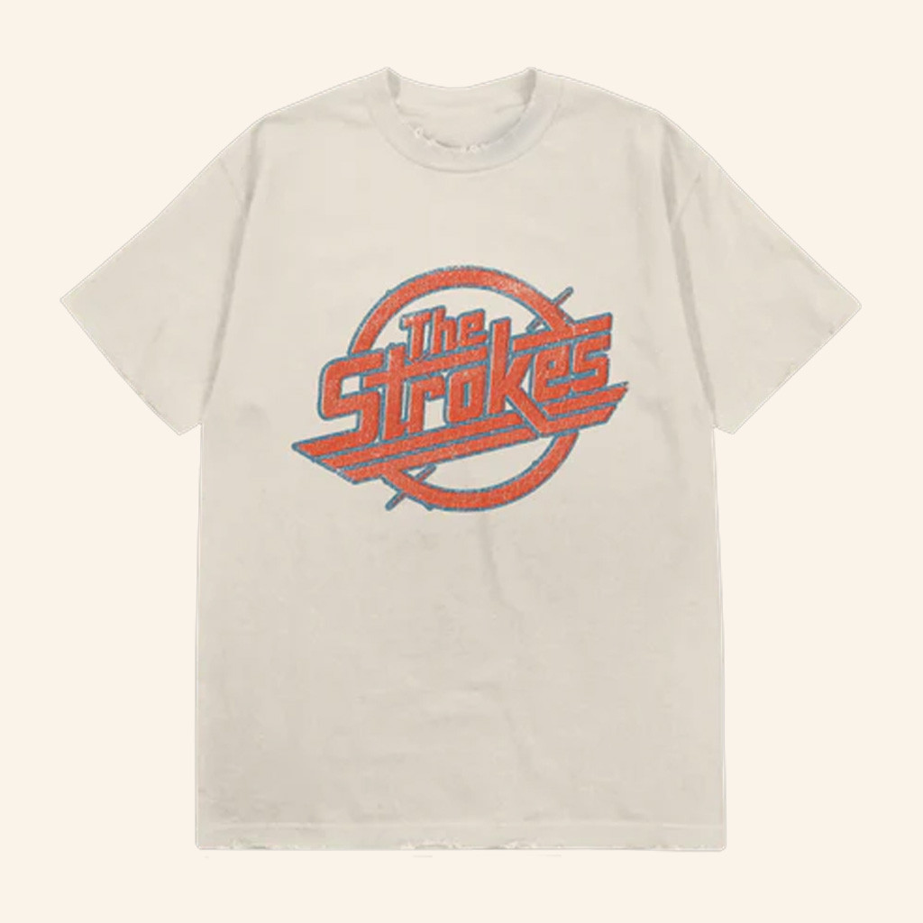 The Strokes Merch Vintage Magna Logo Distressed T-Shirt Xmas Gifts For Sister