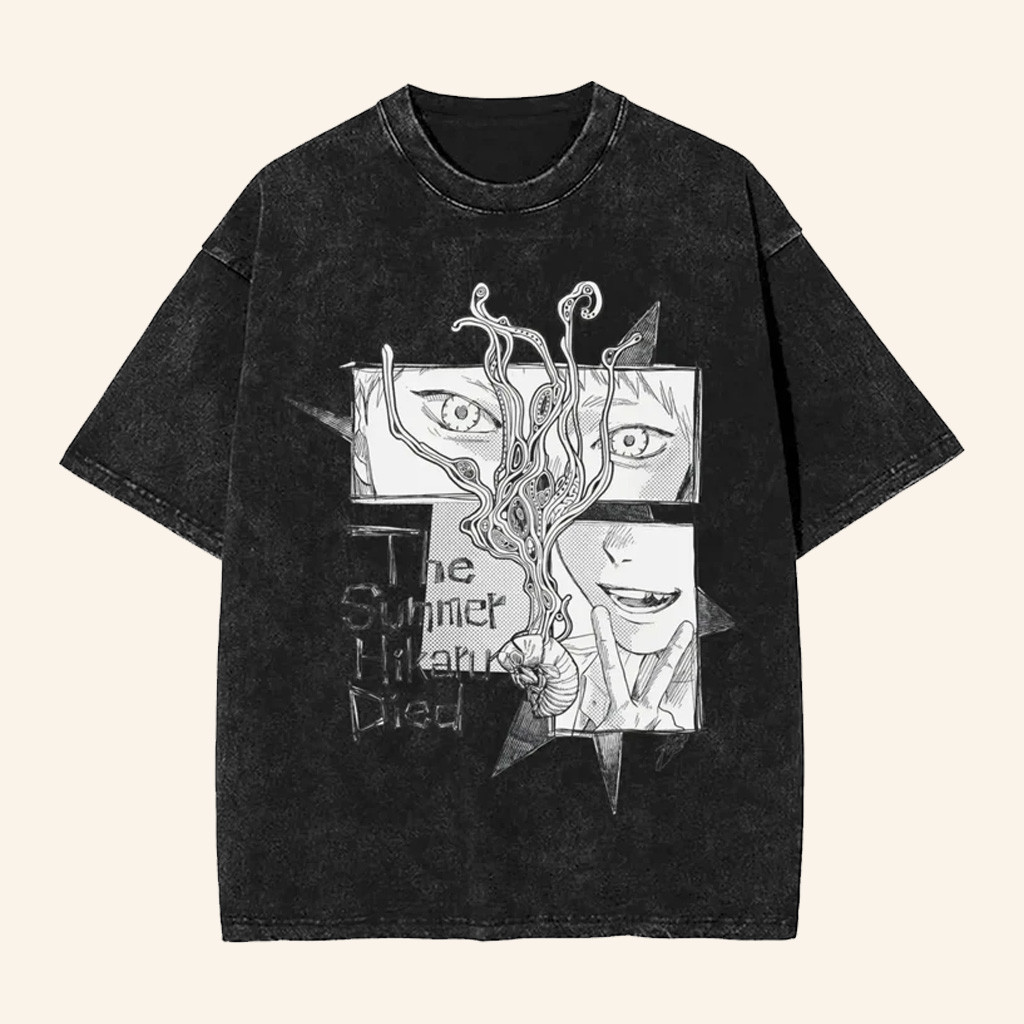 The Summer Hikaru Died Merch The Summer Hikaru Died Shadows Of Hikaru Wash T-Shirt Him Gifts