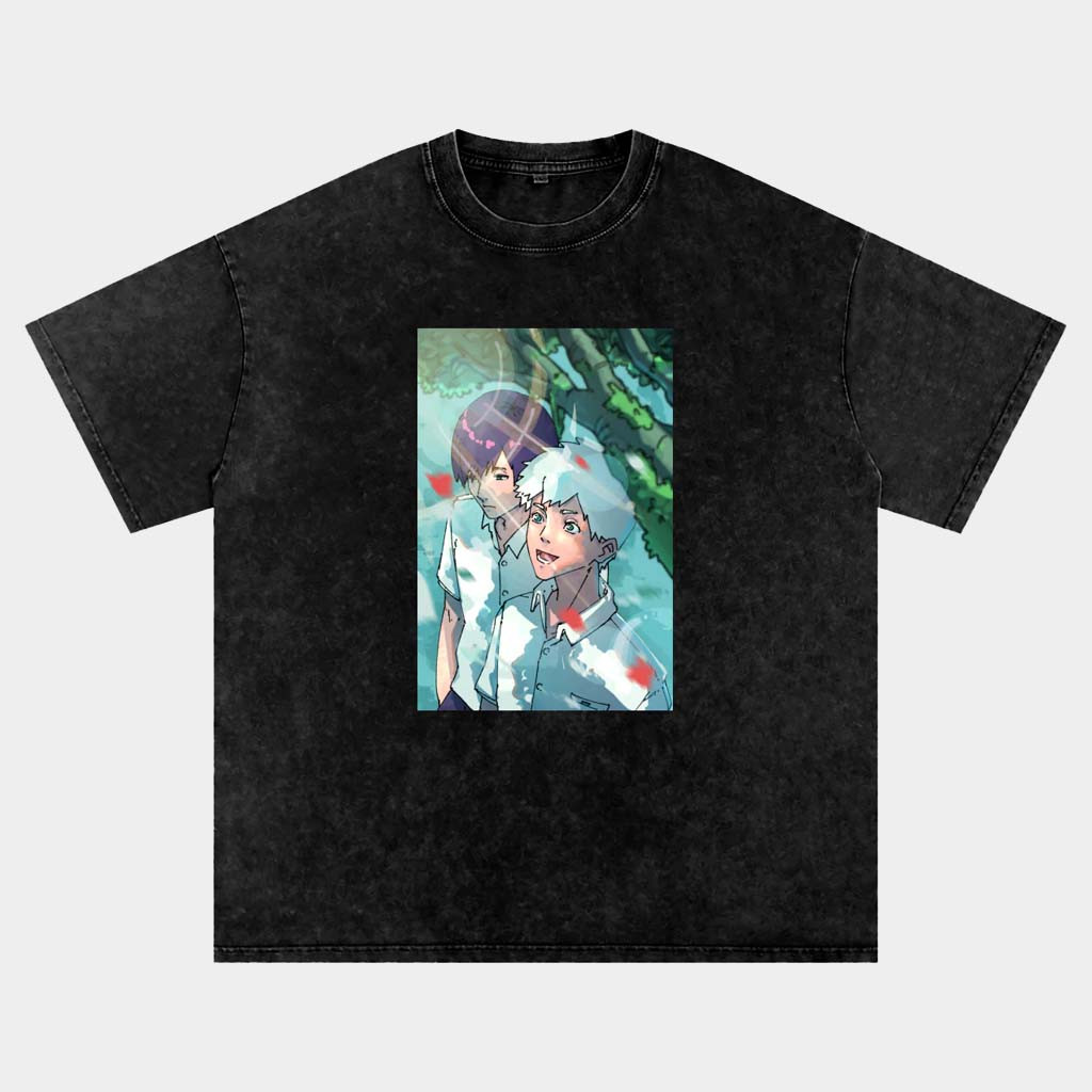 The Summer Hikaru Died Merch The Summer Hikaru Died Snow Wash T-Shirt Birthday Gift For Son