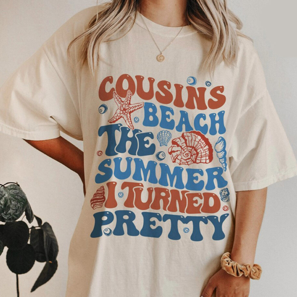 The Summer I Turned Pretty Merch Beach Vibe Shirt Positive Quote T-Shirt Gifts For Her The Summer I Turned Pretty Merch Beach Vibe Shirt Positive Quote T-Shirt Gifts For Her