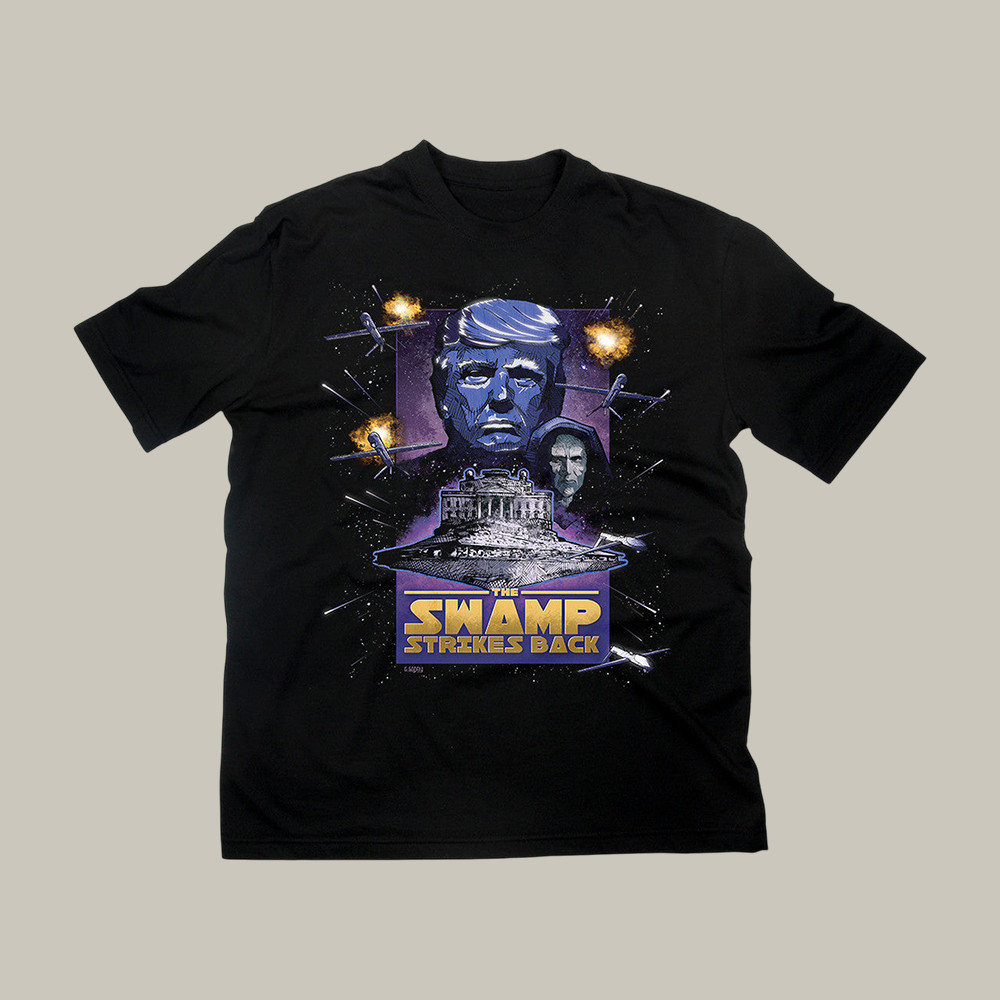 The Swamp Strikes Back The Young Turks White House T-Shirt TYT Merch Gifts For Fans