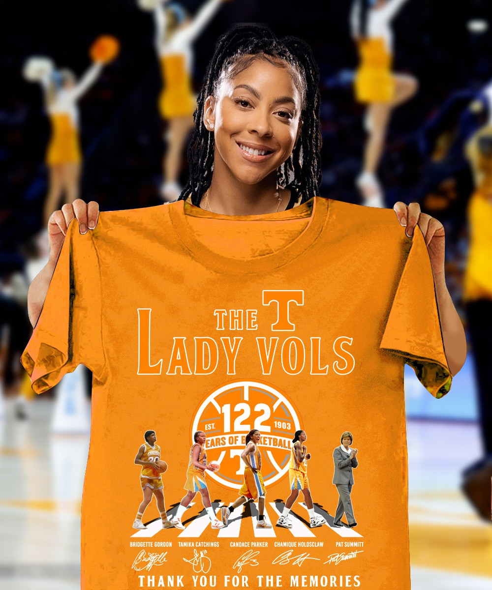 The T Tennessee Lady Volunteers 122Nd Anniversary Shirt 1903 2025 Thank You For The Memories
