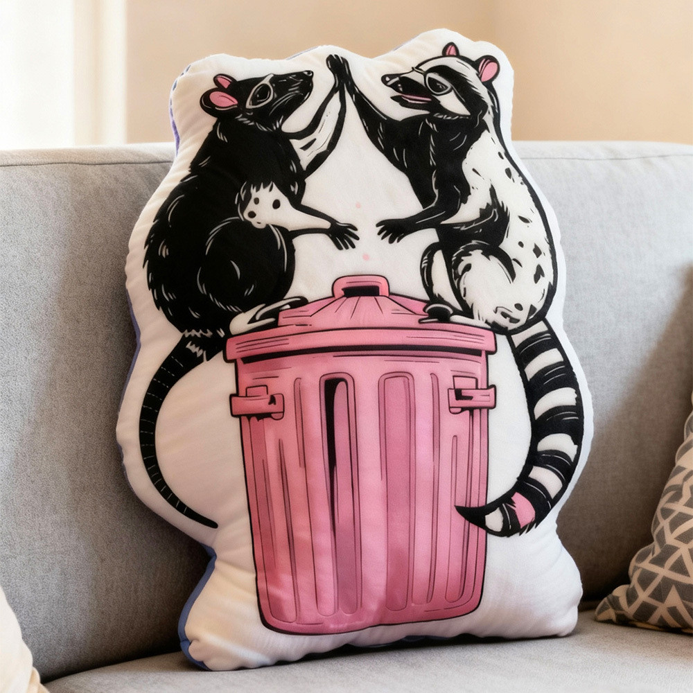 The Team Trash Opossum Tarot Pillow Sofa Accent Home Decor Gifts For Opossum Lovers