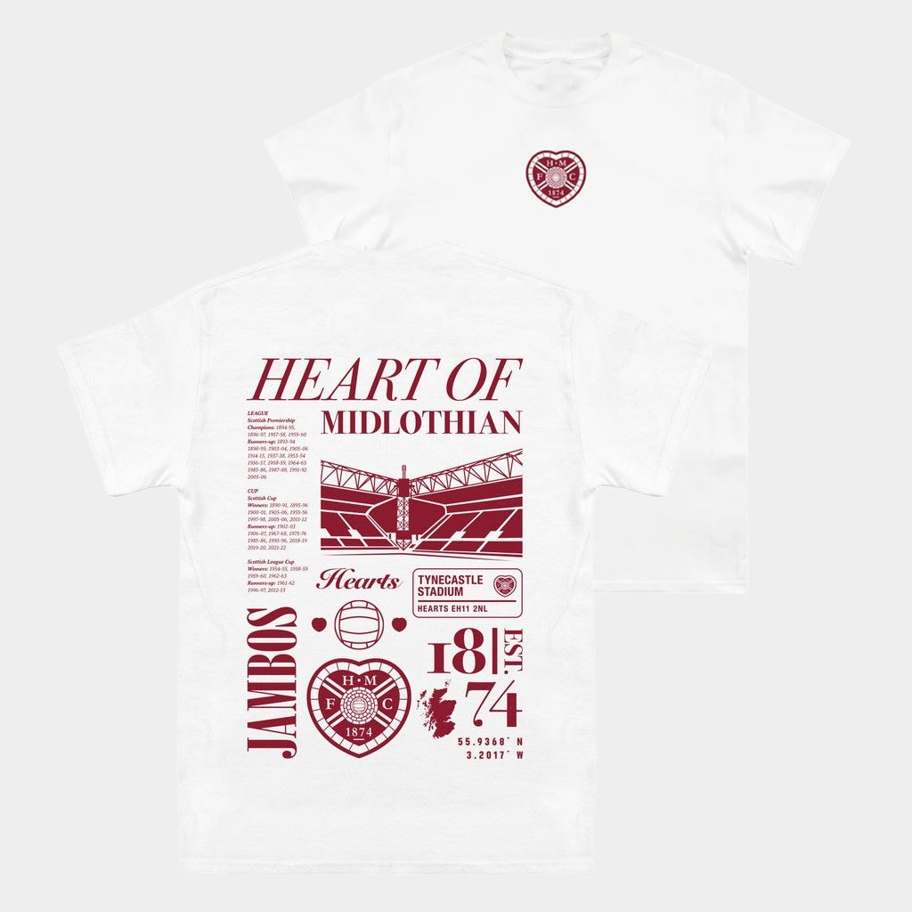 The Terrace Merch Hearts Iconic Collection T-Shirt White Present For Husband-1