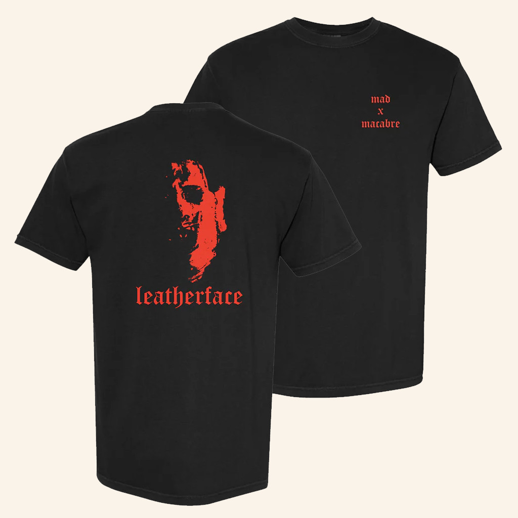 The Texas Chainsaw Massacre Merch Leatherface Red T-Shirt Gifts For Father The Texas Chainsaw Massacre Merch Leatherface Red T-Shirt Gifts For Father