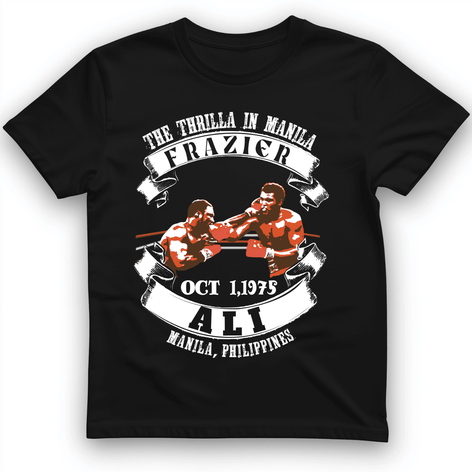 The Thrilla In Manila Frazier T-Shirt Trendy Fashion Unique Presents For Boyfriend