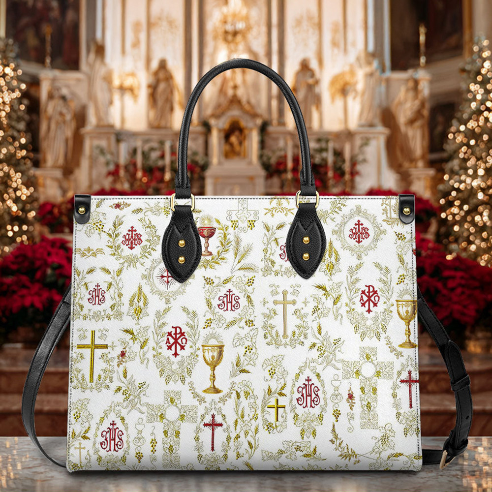 The Timeless Faith Leather Bag Christian Merch Christmas Present For Mom