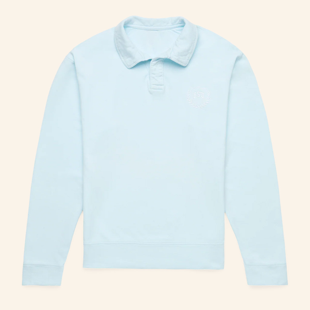 The Toast Merch Crest Long Sleeve Polo Shirt Christmas Gift Ideas For Friends