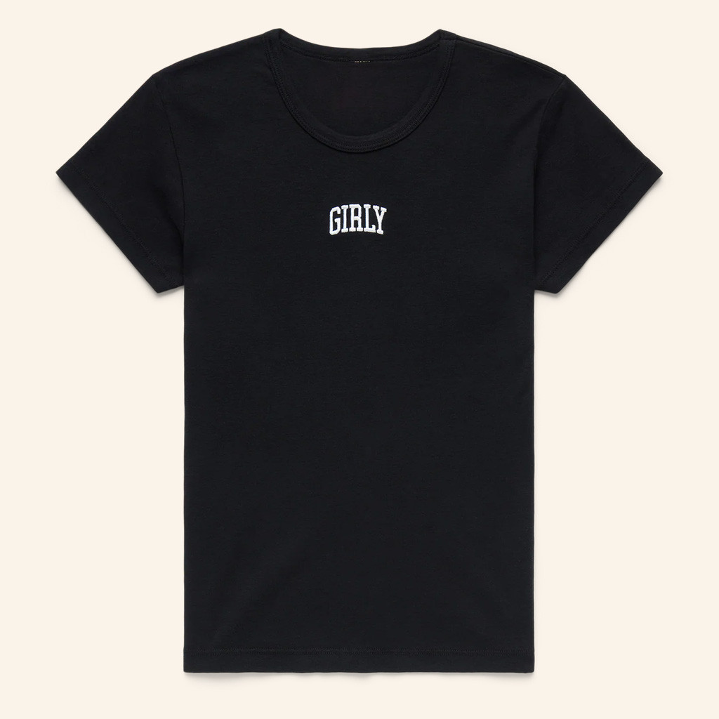 The Toast Merch Girly Baby Tee Black Gift Ideas For Girlfriend