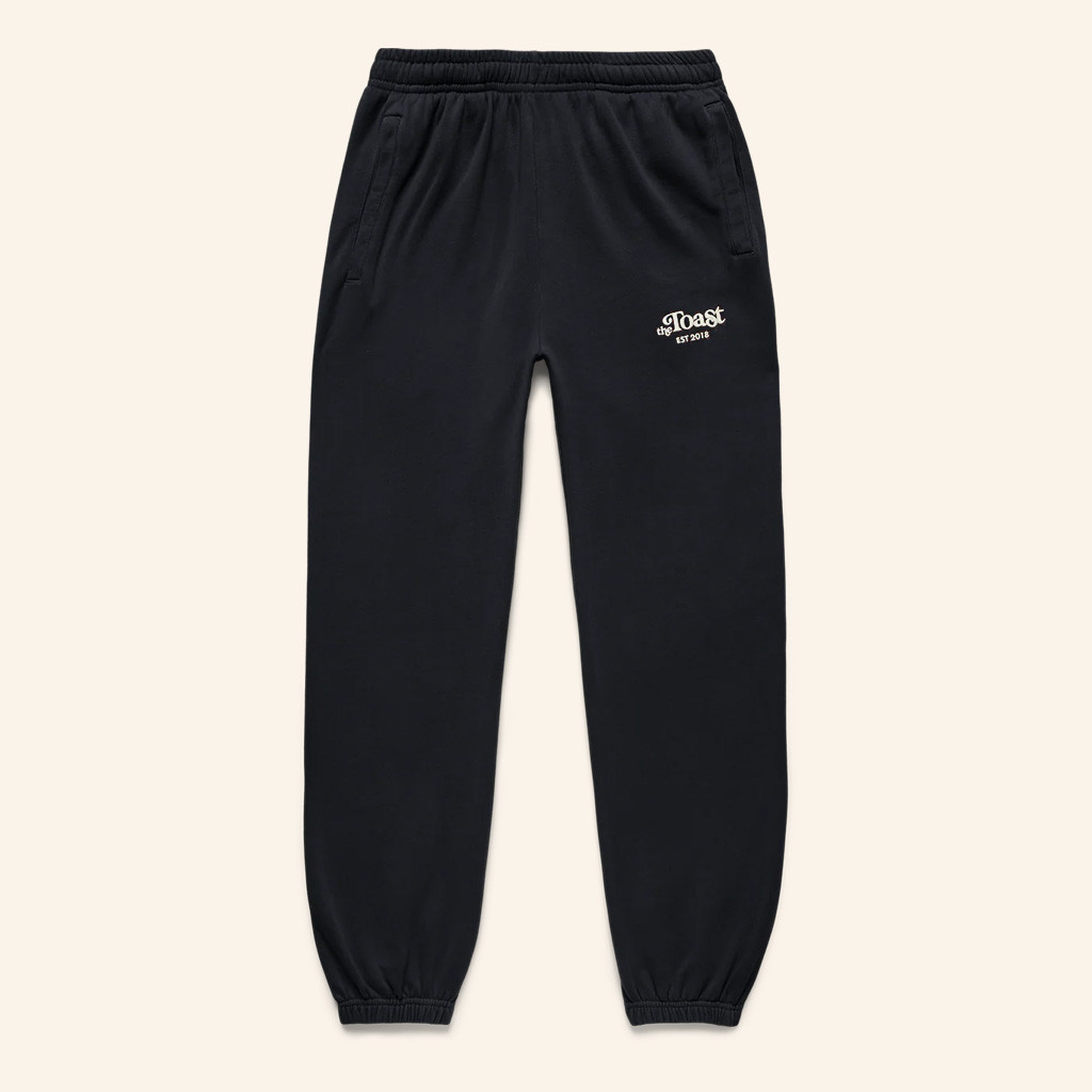 The Toast Merch Logo Sweatpants Black The Toast Apparel Gifts For Husband