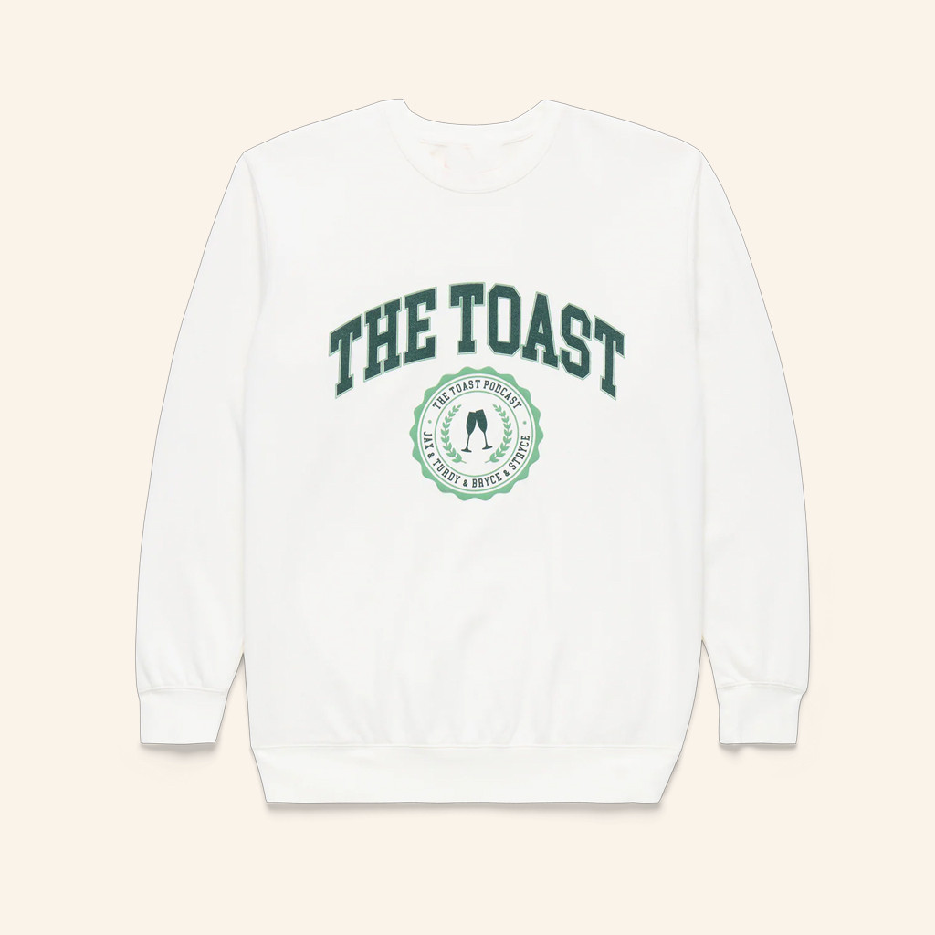 The Toast Podcast Merch Emblem Sweatshirt Christmas Gifts For Sister
