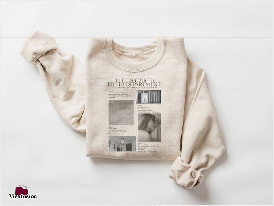 The Tortured Poets Department Crewneck Sweatshirt Gifts For Besties Merch Clothing