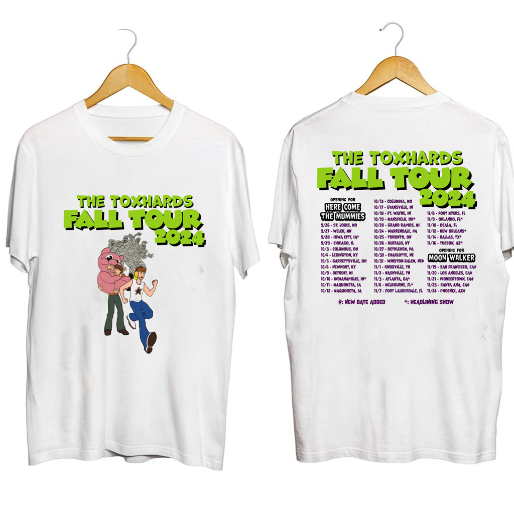 The Toxhards Tour 2024 Shirt The Toxhards Merch Good Gifts For Boyfriend