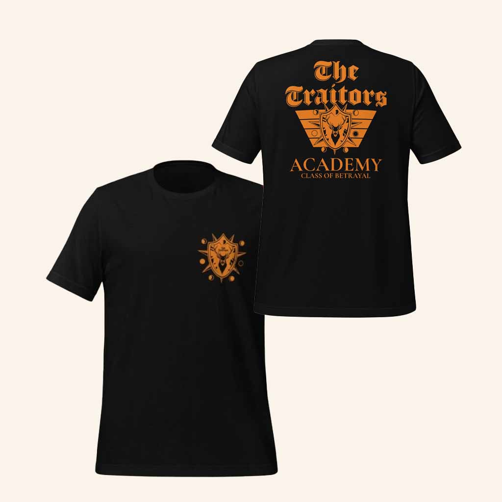 The Traitors Merch Traitors Academy Class Of Betrayal T-Shirt Best Gift For Fans The Traitors Merch Traitors Academy Class Of Betrayal T-Shirt Best Gift For Fans