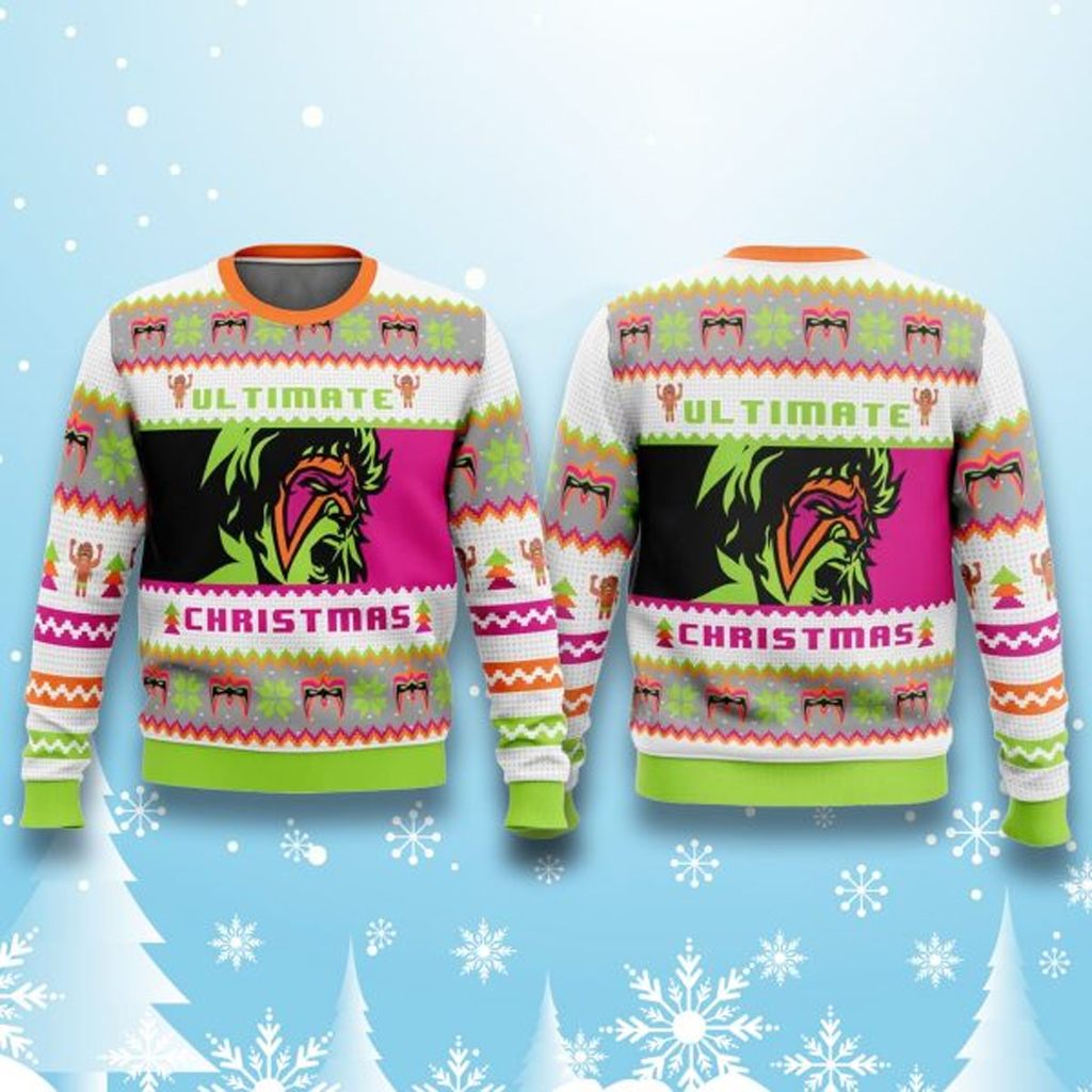 The Ultimate Warrior Ultimate Christmas Ugly Sweater Xmas Gifts For Brother