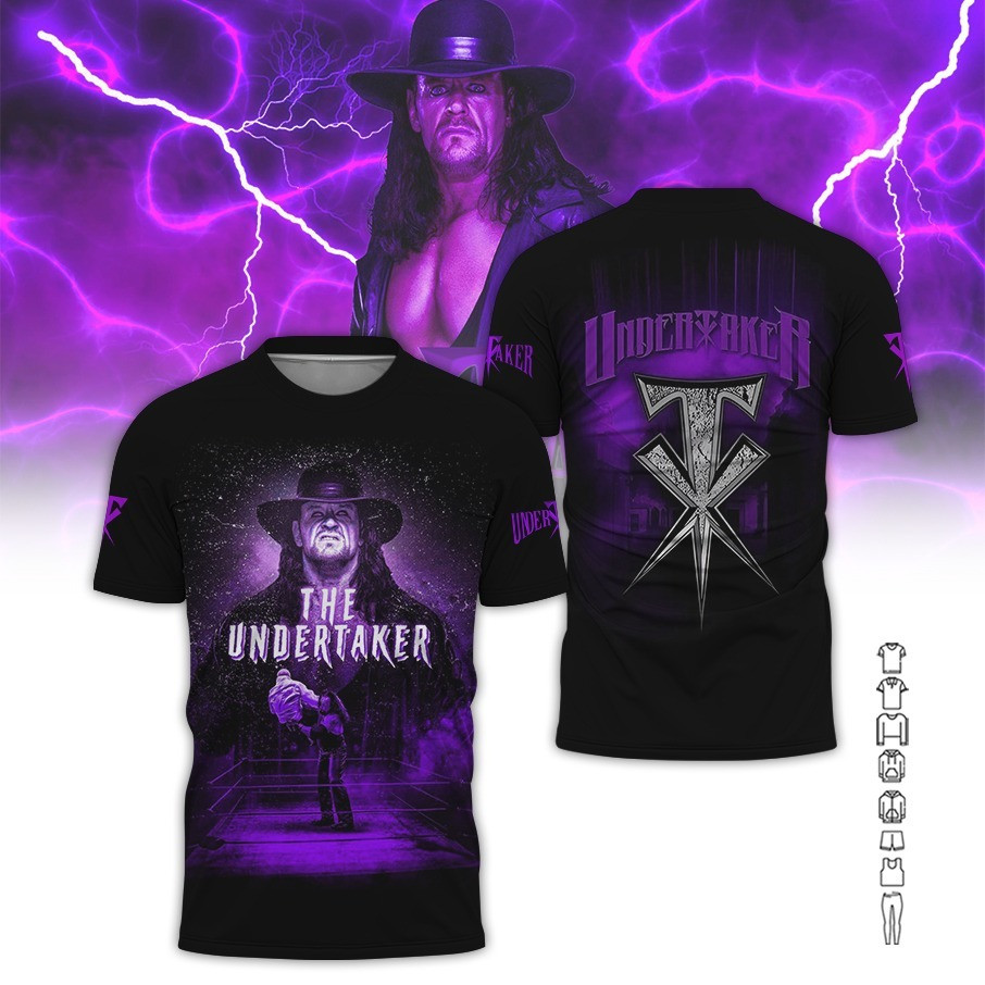 The Undertaker T-Shirt WWE Wrestler The Undertaker Merch Gifts For Fans