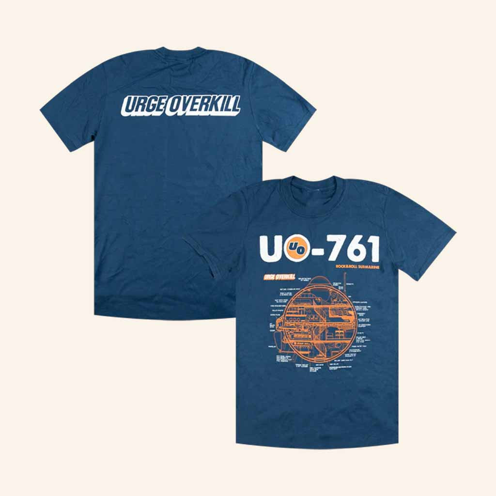 The Urge Overkill Merch Rock And Roll Submarine Navy T-Shirt Gifts For Rock Lovers The Urge Overkill Merch Rock And Roll Submarine Navy T-Shirt Gifts For Rock Lovers