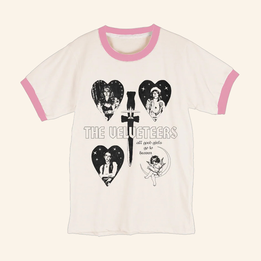 The Velveteers Merch The Velveteers T-Shirt All Good Girls Go To Heaven Shirt Gifts For Rock Fans