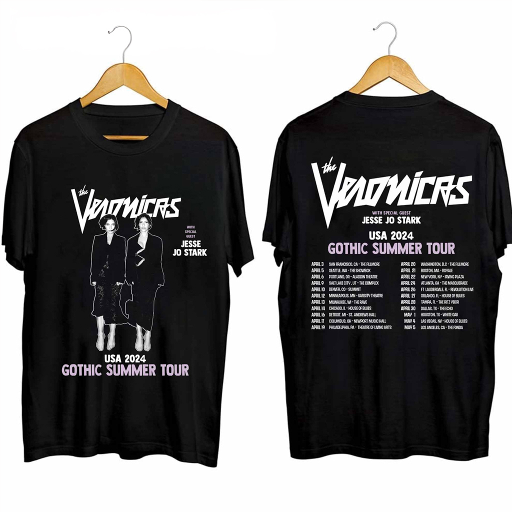 The Veronicas Tour Gothic Summer 2024 Shirt The Veronicas Merch Gifts For Pop Fans The Veronicas Tour Gothic Summer 2024 Shirt The Veronicas Merch Gifts For Pop Fans