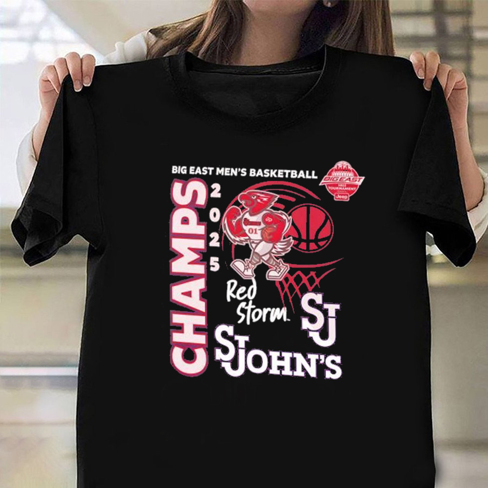 The Victory St. John's Red Storm 2025 Big East Men's Basketball Conference Tournament Champions Fan Merch