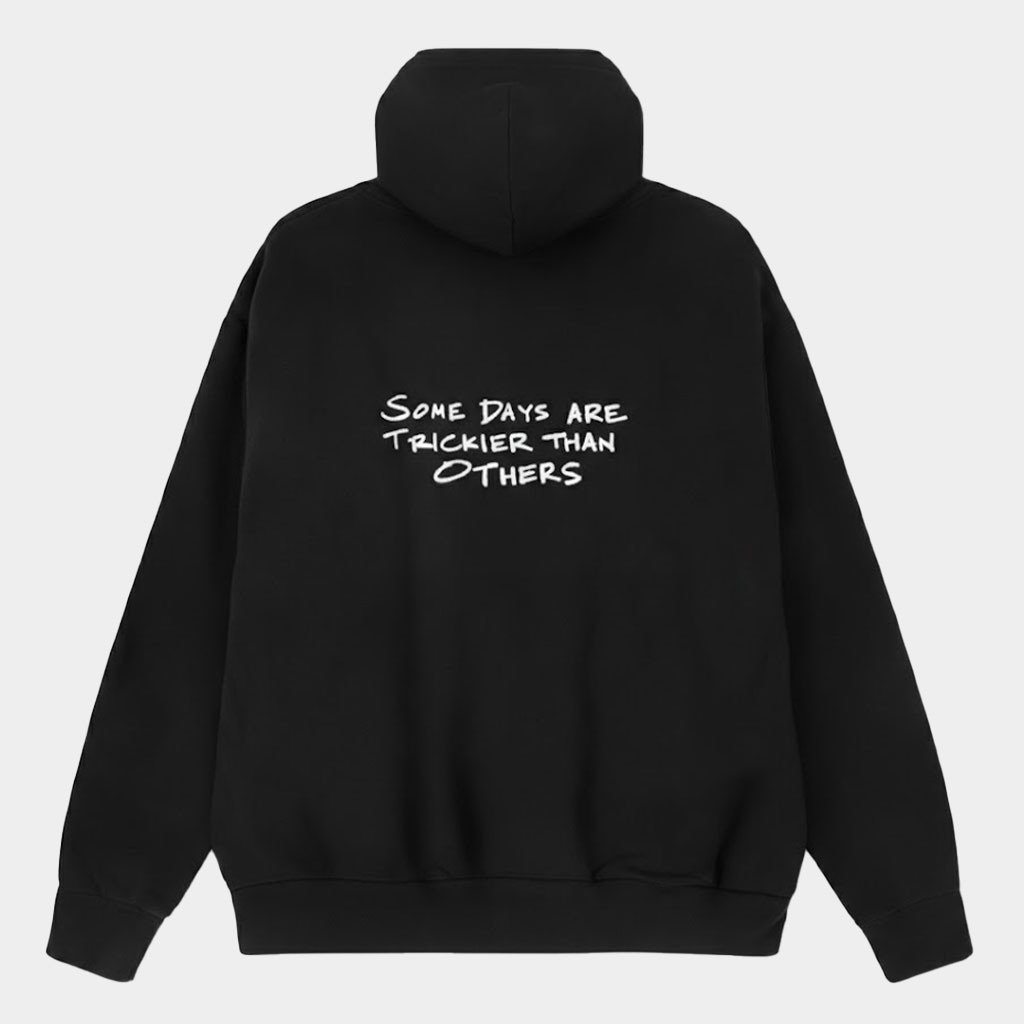 The View 2026 Whoopi Goldberg IWBC Black Zip Hoodie Some Days Are Tricker Than Others Hoodie