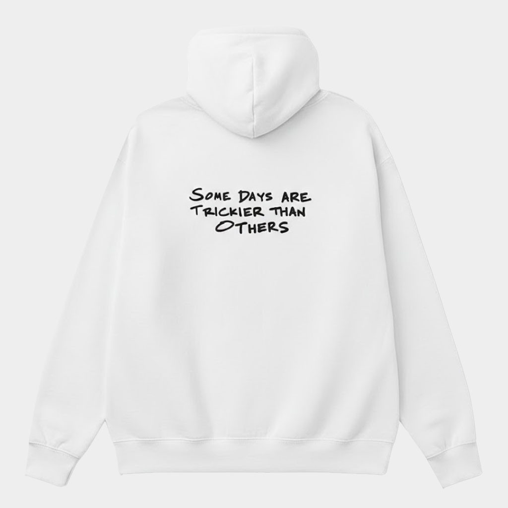The View 2026 Whoopi Goldberg IWBC White Zip Hoodie Some Days Are Tricker Than Others Hoodie