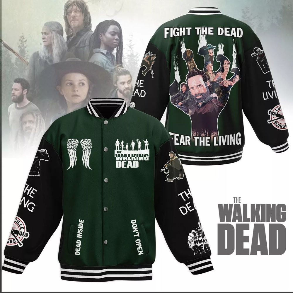 The Walking Dead New Bomber Baseball Jacket Unique Gift For Fans