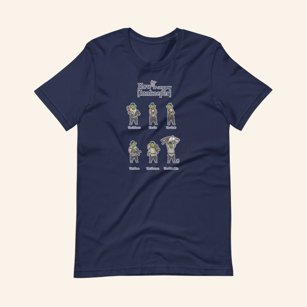 The Wandering Inn Merch How Not To Carry Your Innkeeper T-Shirt Gifts For Friends