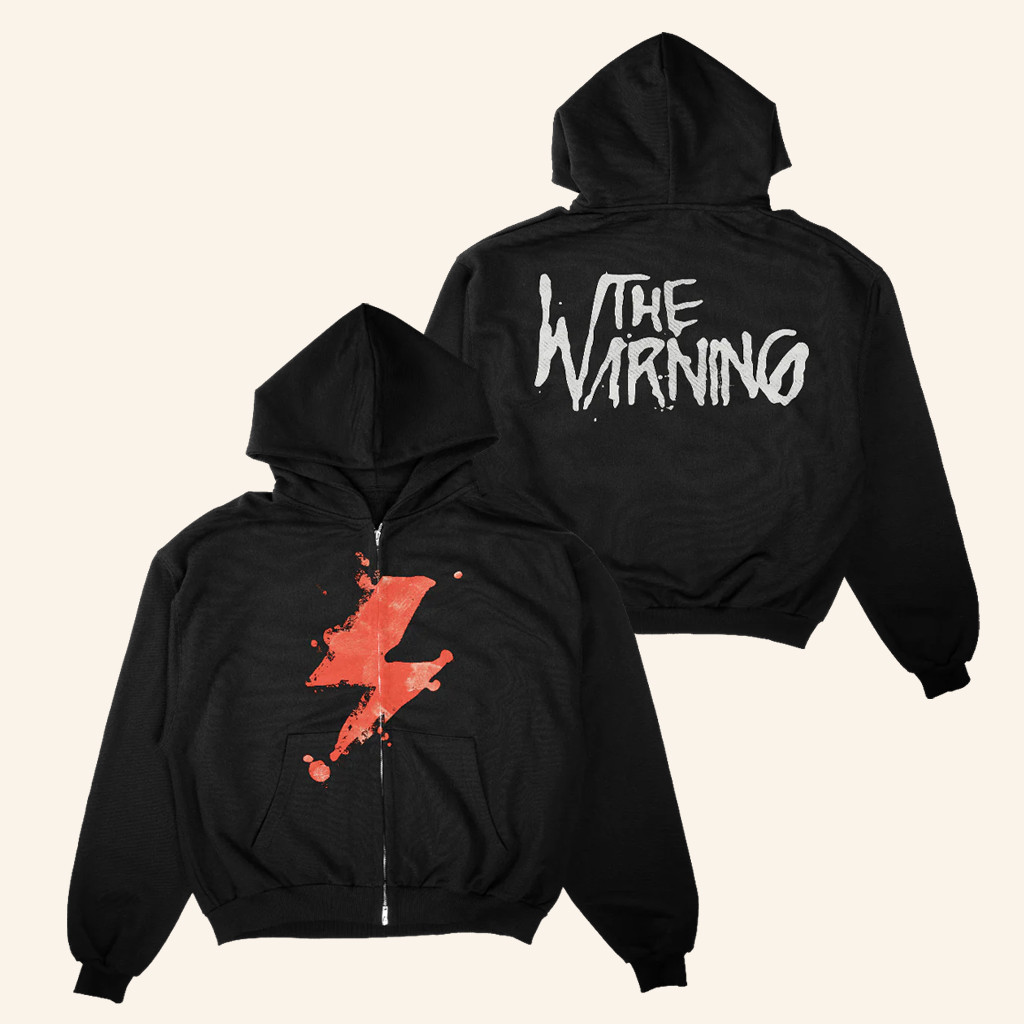 The Warning Merch Bolt Zip Hoodie Best Gifts For Rock Fans