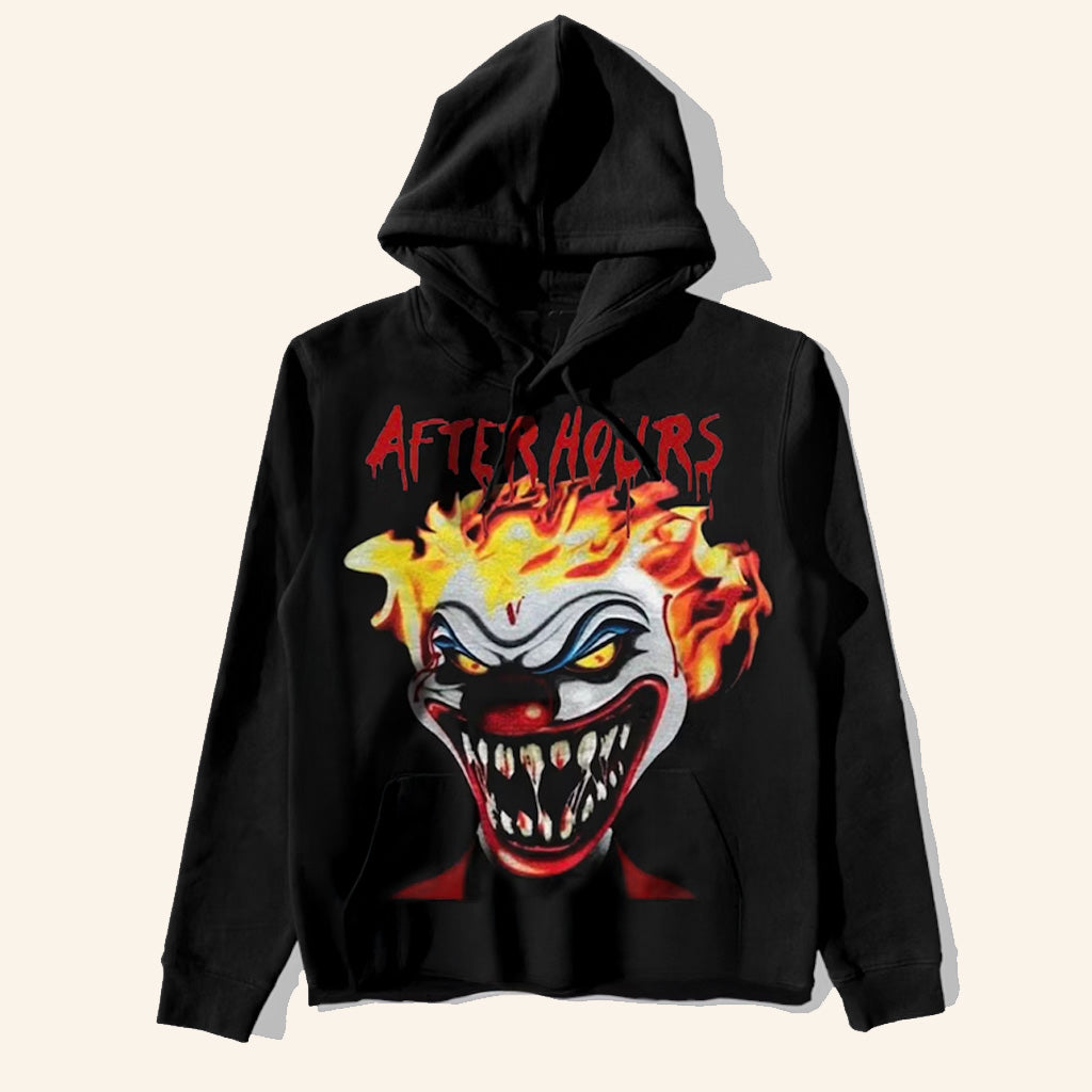 The Weeknd After Hours Til Dawn Tour Merch Hoodie Vlone x The Weeknd After Hours Clown Hoodie The Weeknd After Hours Til Dawn Tour Merch Hoodie Vlone x The Weeknd After Hours Clown Hoodie