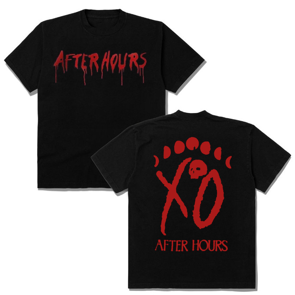 The Weeknd After Hours Til Dawn Tour Merch Shirt The Weeknd XO Logo Moon Phase Tee Gifts
