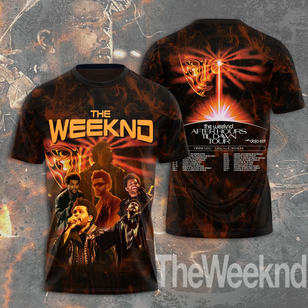 The Weeknd After Hours Till Down Tour 2025 x Doja Cat T-Shirt Cool Gifts For Club Fans