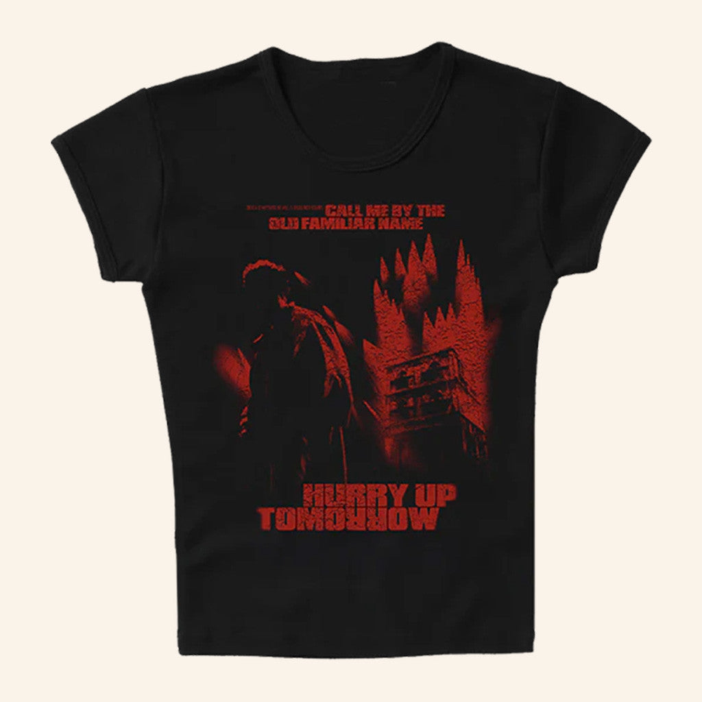 The Weeknd Concert Merch Enjoy The Show Women's Baby Tee Hurry Up Tomorrow Tour Fan Gifts The Weeknd Concert Merch Enjoy The Show Women's Baby Tee Hurry Up Tomorrow Tour Fan Gifts