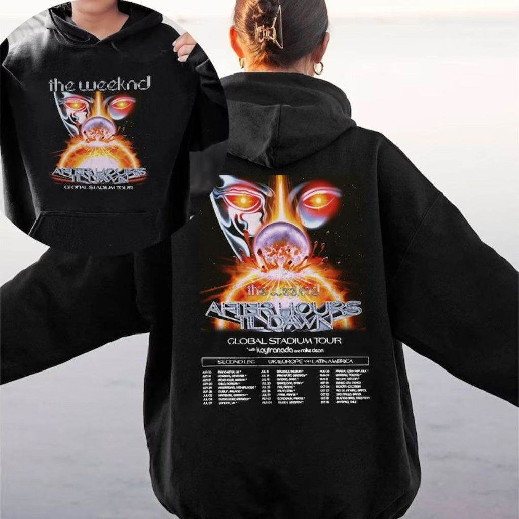 The Weeknd Merch After Hours Til Dawn Tour Black Hoodie Presents For Music Lovers The Weeknd Merch After Hours Til Dawn Tour Black Hoodie Presents For Music Lovers