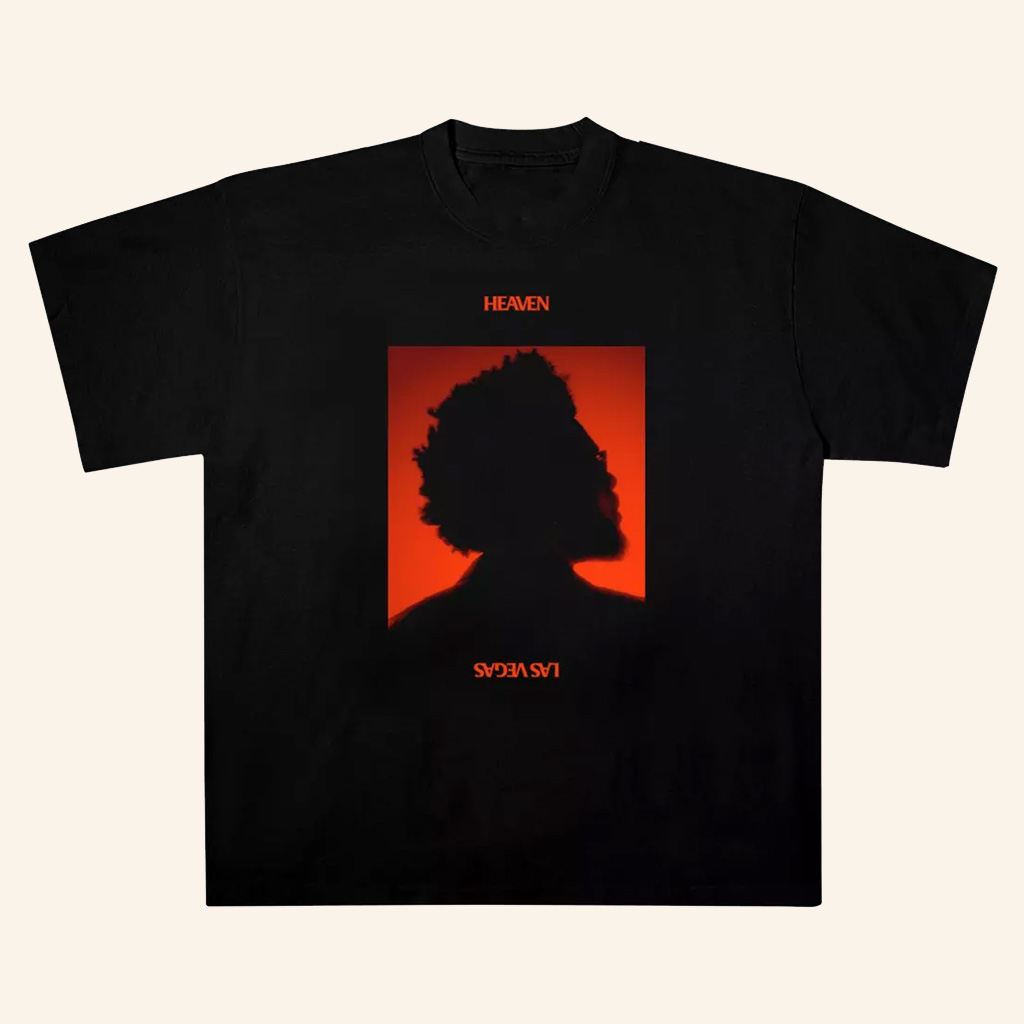 The Weeknd Merch Heaven Or Las Vegas Profile T-Shirt Gifts For Music Fans