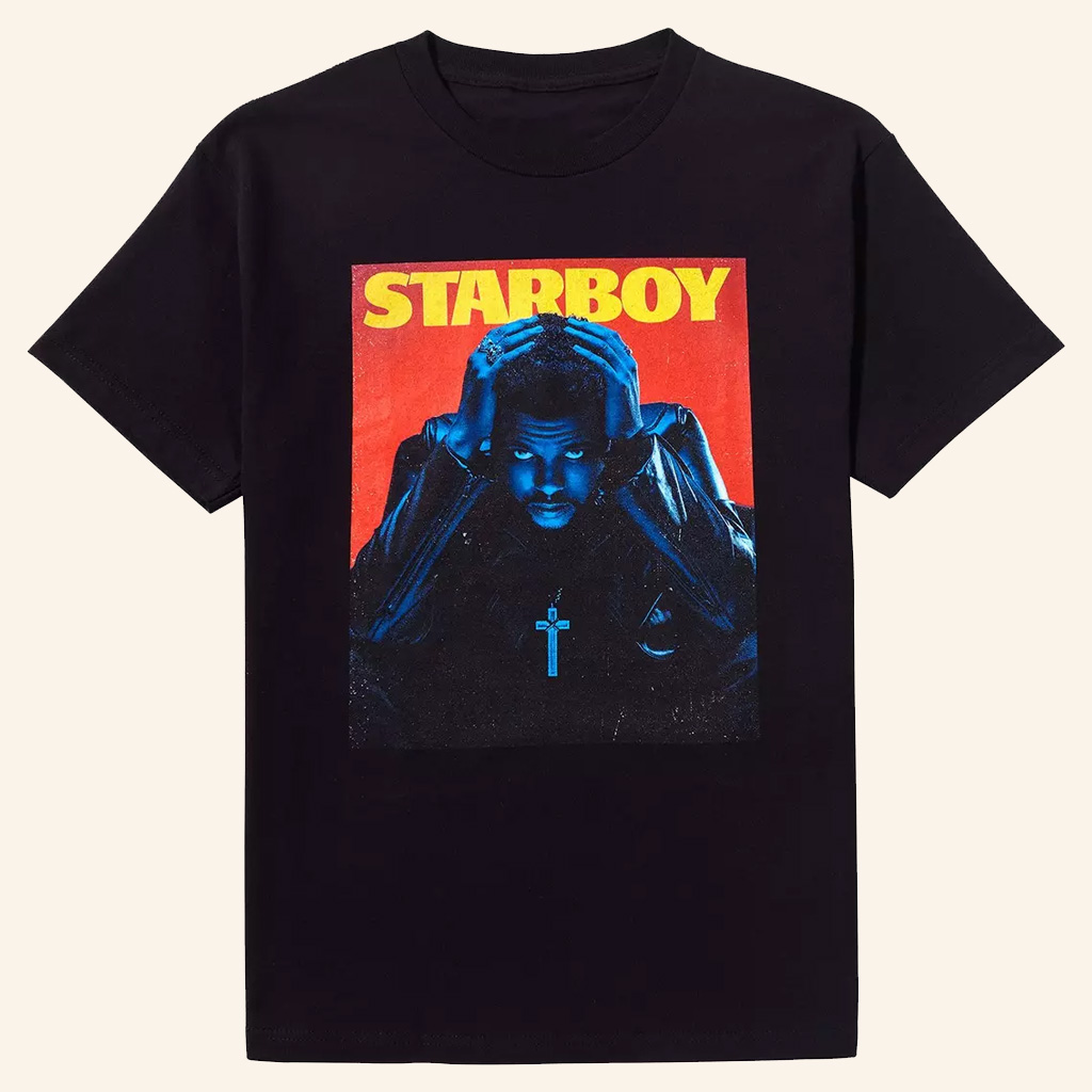 The Weeknd Merch Starboy Cover T-Shirt Music Lover Gift Ideas For Him
