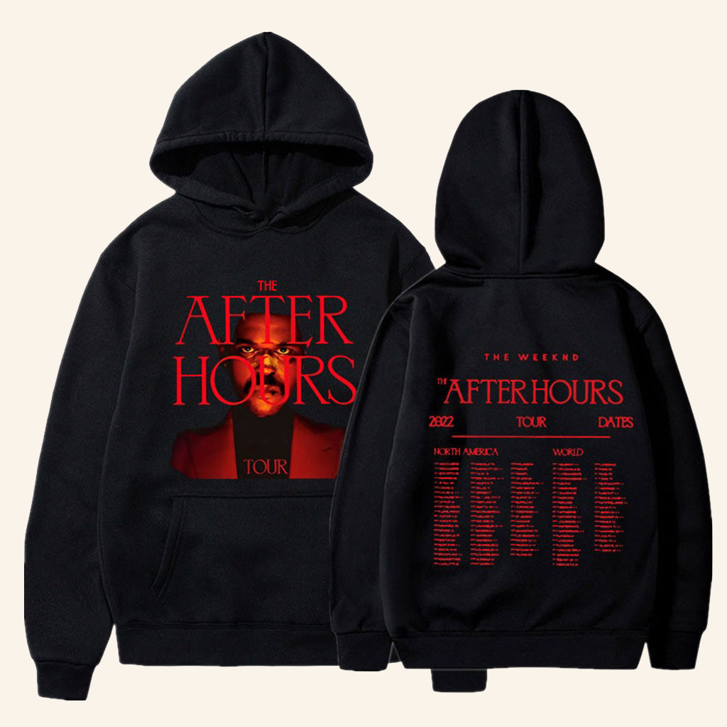 The Weeknd Merch The After House Tour Hoodie Best Gifts For Him The Weeknd Merch The After House Tour Hoodie Best Gifts For Him