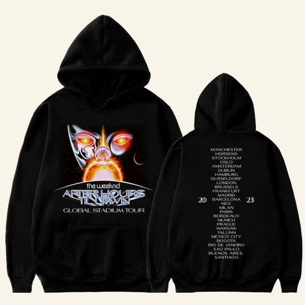 The Weeknd Merch The Weeknd After Hours Til Dawn Tour 2023 Hoodie Presents For Music Lovers The Weeknd Merch The Weeknd After Hours Til Dawn Tour 2023 Hoodie Presents For Music Lovers