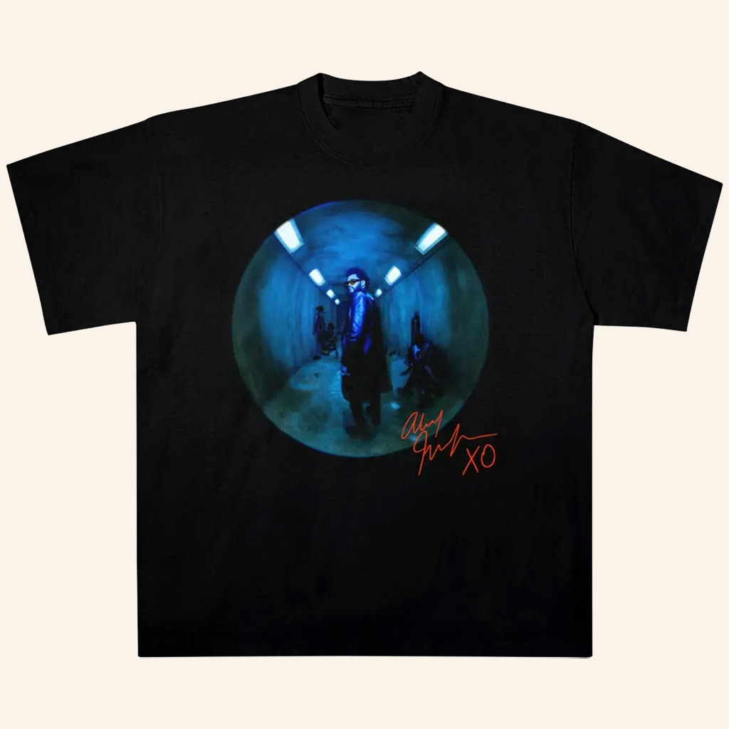 The Weeknd Merch The Weeknd Tunnel Portrait T-Shirt Best Gifts For Music Fans