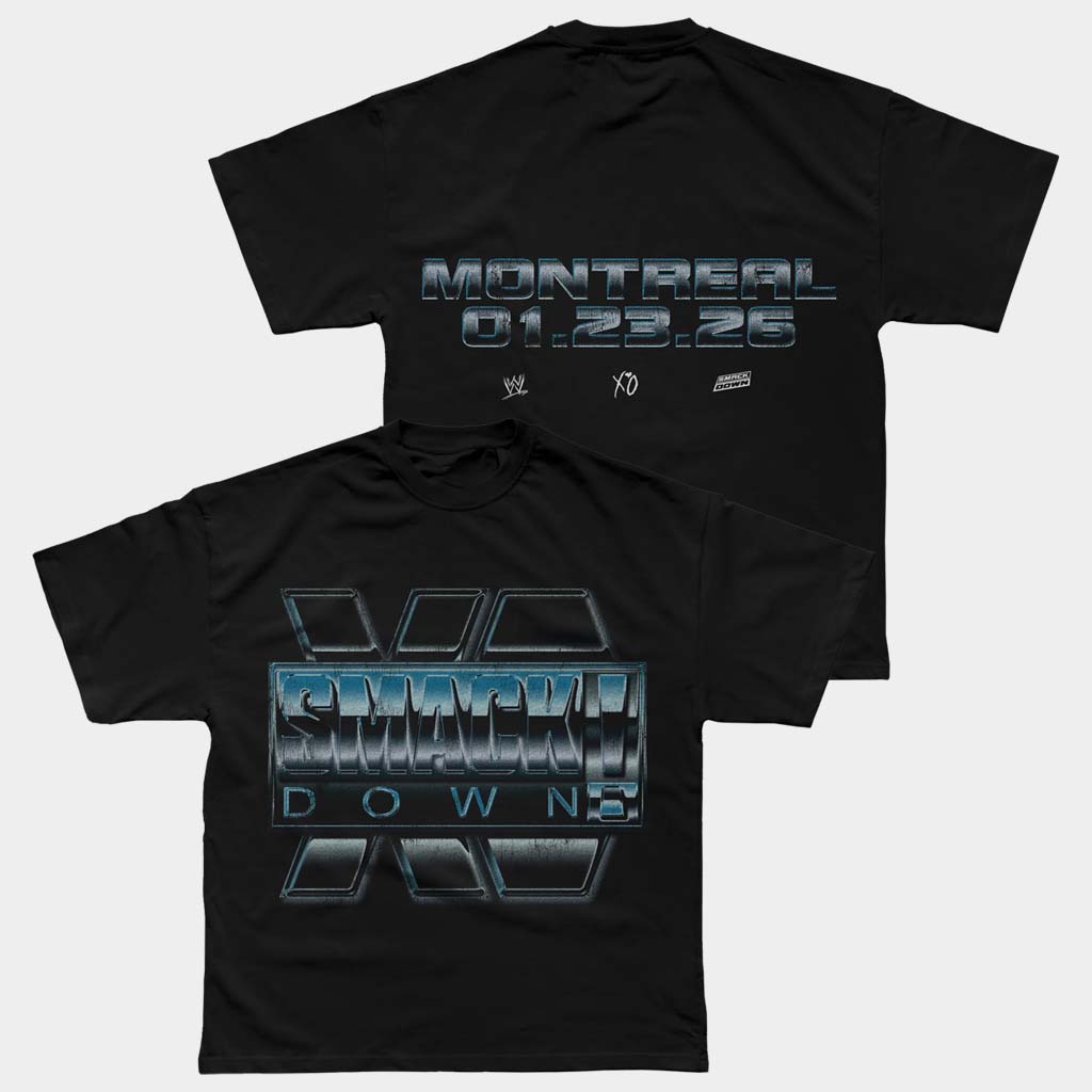 The Weeknd Merch WWE X XO Smackdown T-Shirt Montreal 01 23 26 Shirt Gifts For Fans