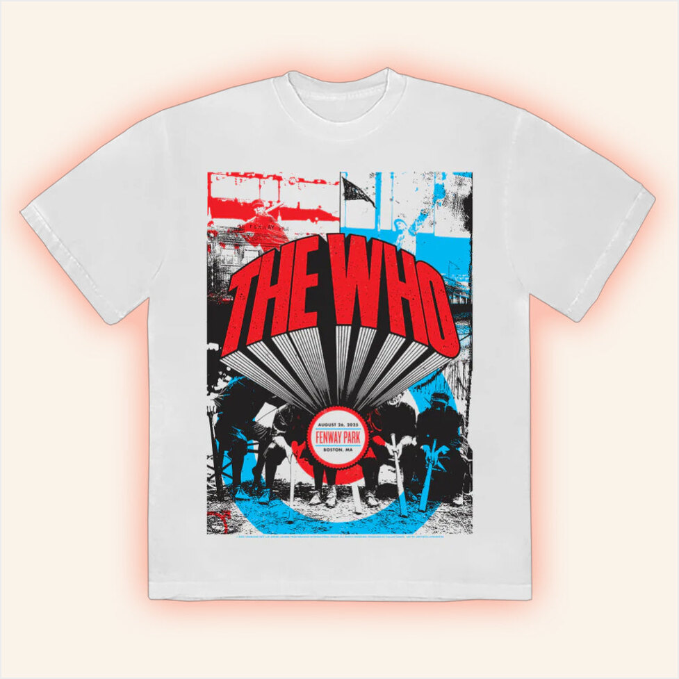 The Who Merch Boston Ma 2025 T-Shirt Birthday Gift Ideas For Son Gifts For Besties Christmas Presents
