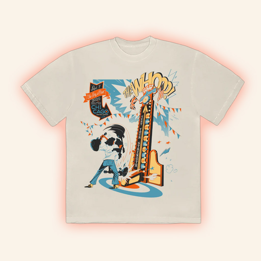 The Who Merch Chicago Il 2025 T-Shirt Gifts For Rock Band Fans The Who Merch Chicago Il 2025 T-Shirt Gifts For Rock Band Fans