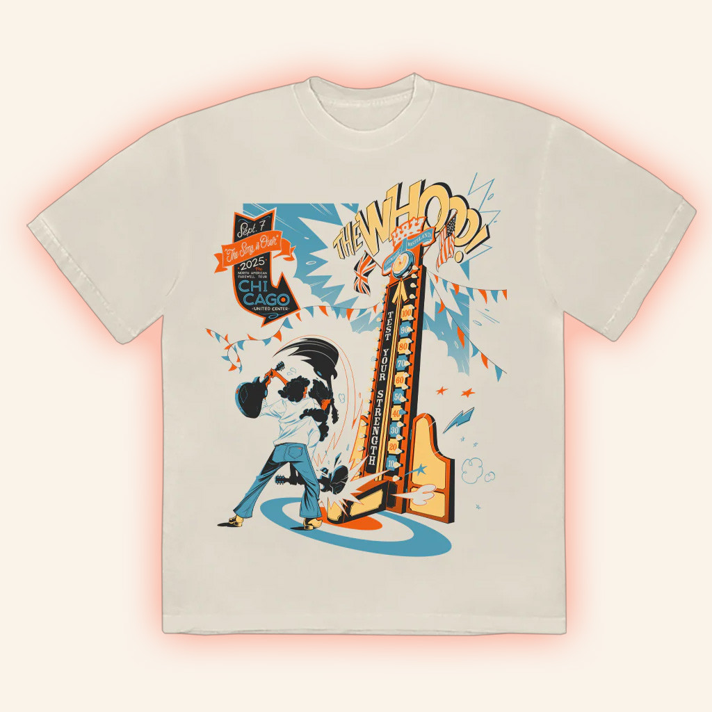 The Who Merch Chicago IL 2025 T-Shirt Unique Gift For Boyfriend Birthday The Who Merch Chicago IL 2025 T-Shirt Unique Gift For Boyfriend Birthday