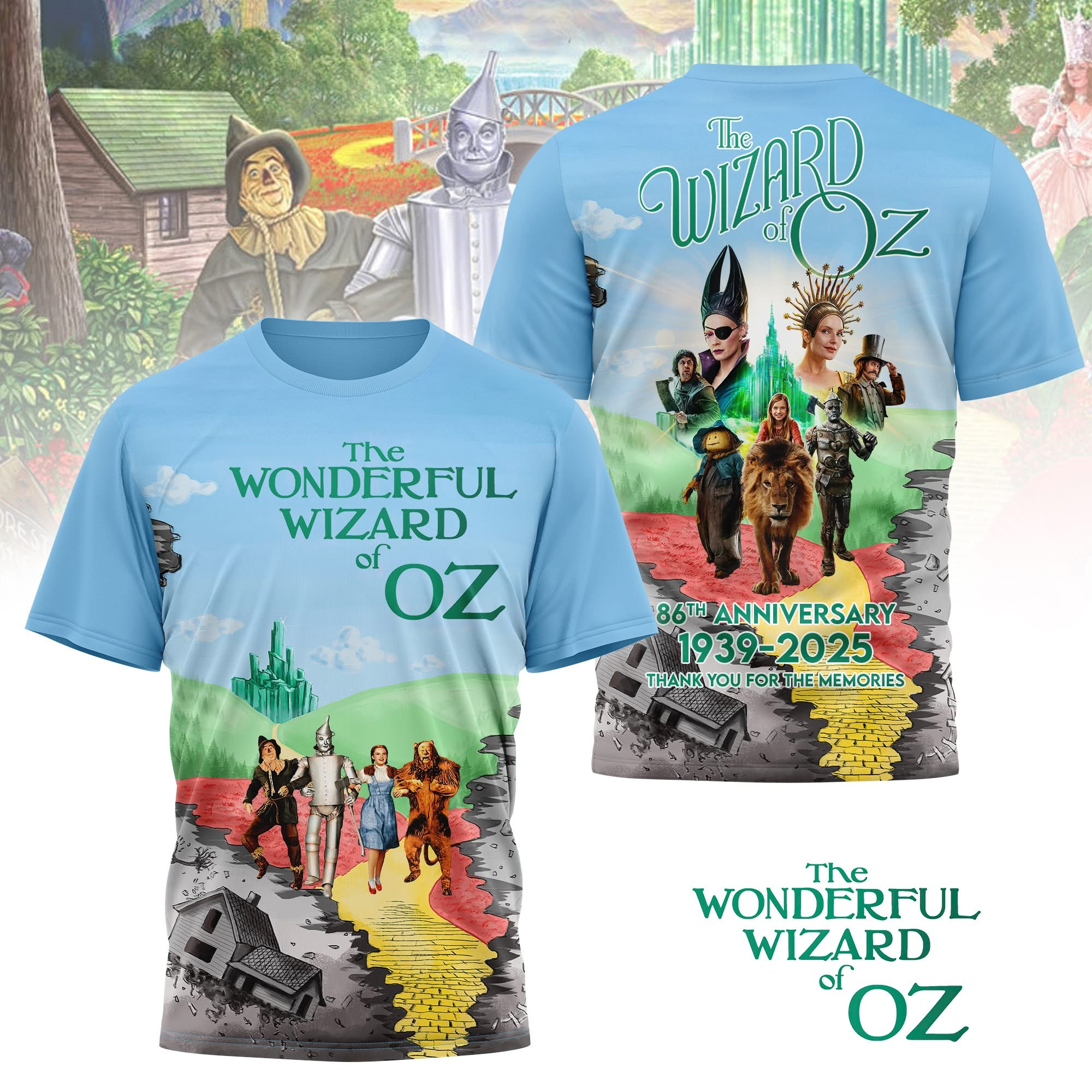 The Wizard Of Oz'S 86Th Anniversary 1939 2025 T-Shirt Thank You For The Memories Fan Gifts
