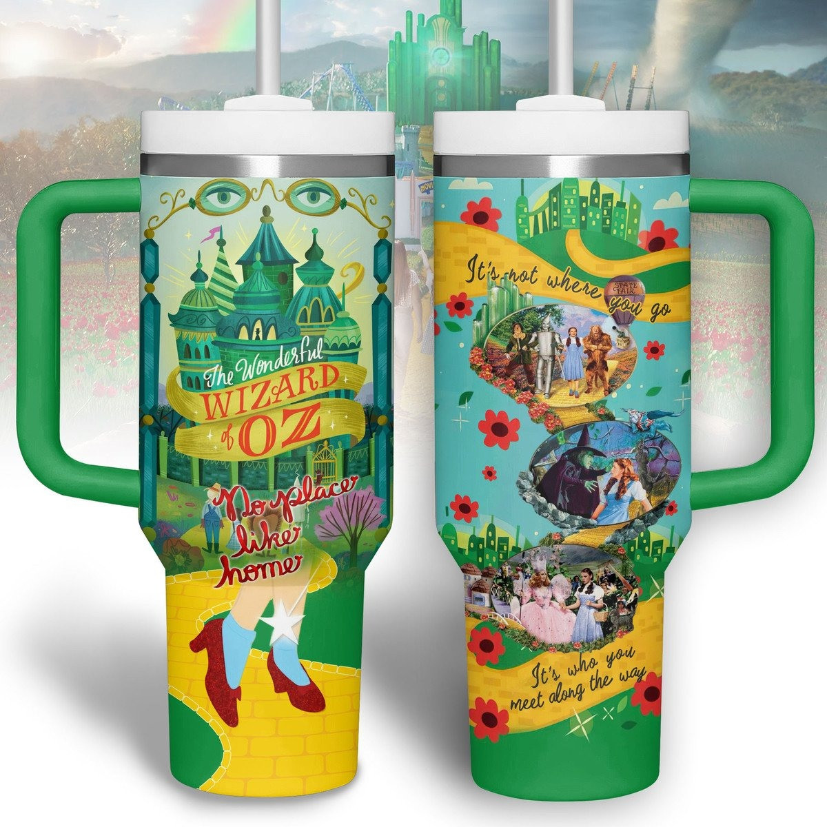 The Wonderful Wizard OZ No Place Like Home Tumbler Gifts For Fans