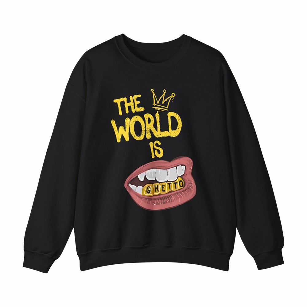 The World Is Ghetto Candace Ownes Sweatshirt Candace Owens Apparel Cool Gift Ideas