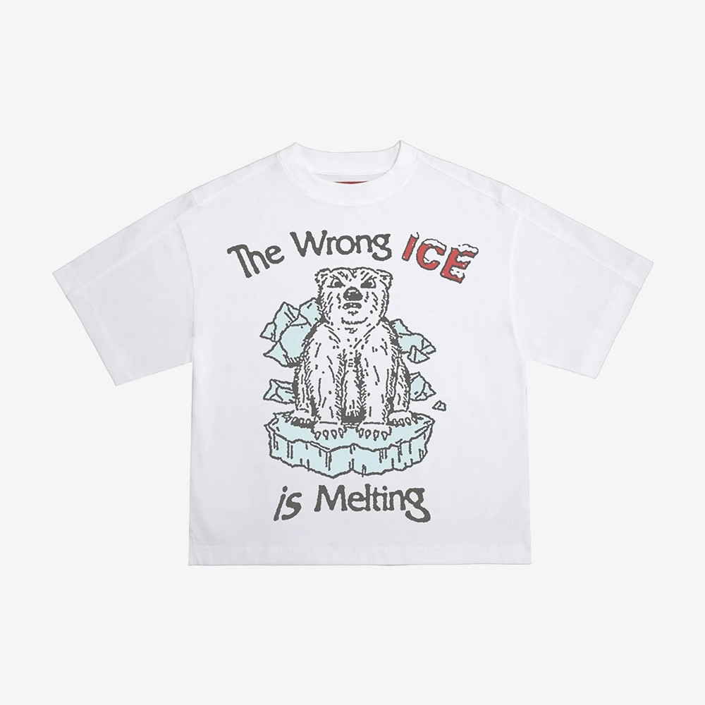 The Wrong ICE Is melting Crop Top Anti ICE Support Immigrant Clothes Good Gift Ideas