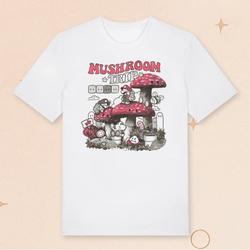 The Yetee Merch Mushroom Trip T-Shirt Birthday Ideas For Girlfriend The Yetee Merch Mushroom Trip T-Shirt Birthday Ideas For Girlfriend