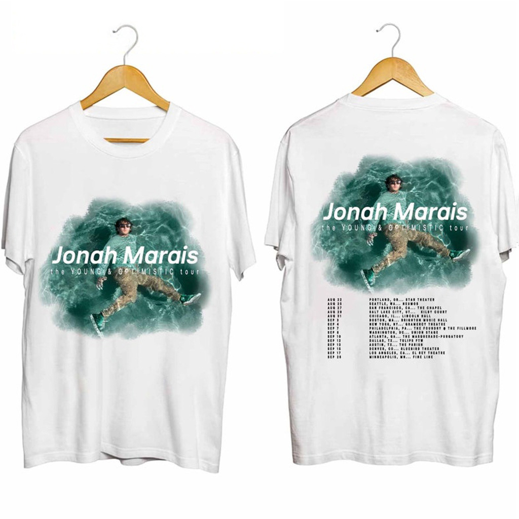 The Young And Optimistic Tour Jonah Marais Shirt Fan Merch Gift Ideas For Him The Young And Optimistic Tour Jonah Marais Shirt Fan Merch Gift Ideas For Him