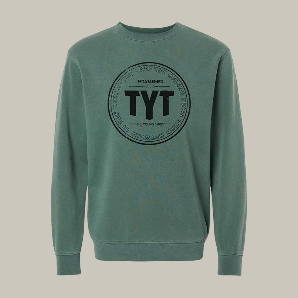 The Young Turks Logo Graphic Vintage Sweatshirt The Young Turks Apparel Streetwear Gift Ideas